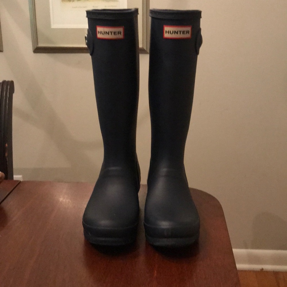 Hunter Boots Navy Blue US 4 B /5 G EU36